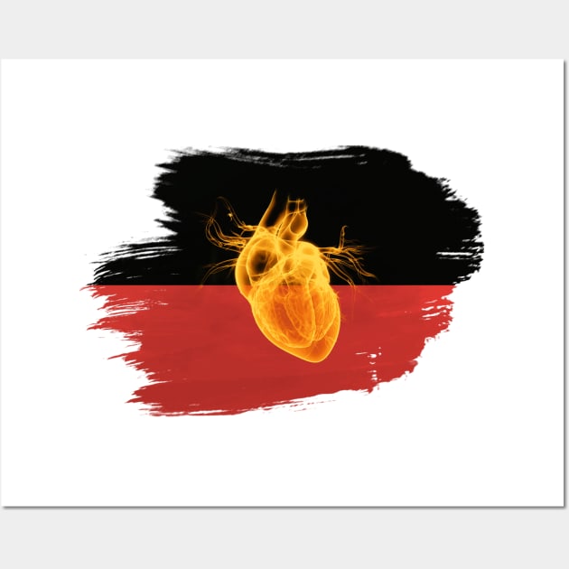 Aboriginal Flag Wall Art by CF.LAB.DESIGN